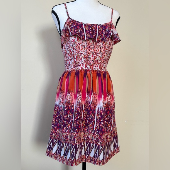 Xhilaration Multicolor Floral Mini Dress - Picture 13 of 14